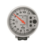 AutoMeter 3965 - GAUGE, TACHOMETER, 5", 11K RPM, PEDESTAL W/ RPM PLAYBACK, ULTRA-LITE 4