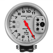AutoMeter 3965 - GAUGE, TACHOMETER, 5", 11K RPM, PEDESTAL W/ RPM PLAYBACK, ULTRA-LITE 3
