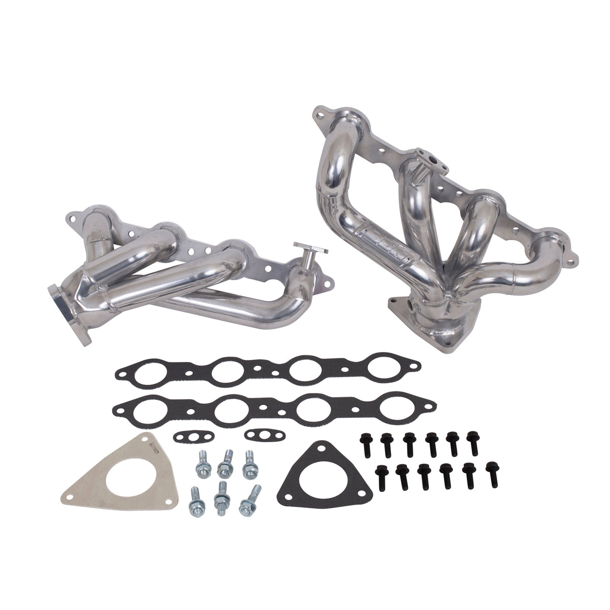 BBK Performance Parts 40030 - 2001-2002 CAMARO FIREBIRD LS1 1-3/4 SHORTY HEADERS (POLISHED SILVER CERAMIC) 1