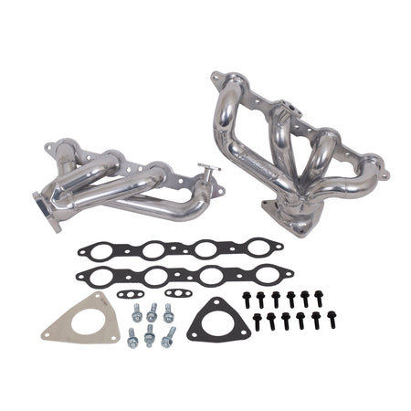 BBK Performance Parts 40030 - 2001-2002 CAMARO FIREBIRD LS1 1-3/4 SHORTY HEADERS (POLISHED SILVER CERAMIC) 1