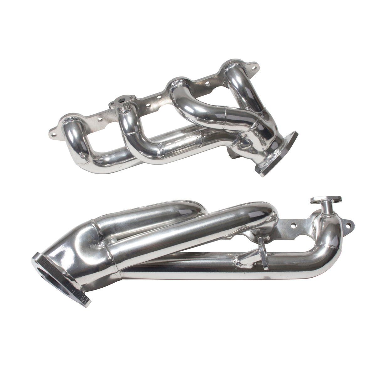 BBK Performance Parts 40050 - 1999-2013 GM TRUCK/SUV 4.8L/5.3L 1-3/4 SHORTY HEADERS (POLISHED SILVER CERAMIC) 2