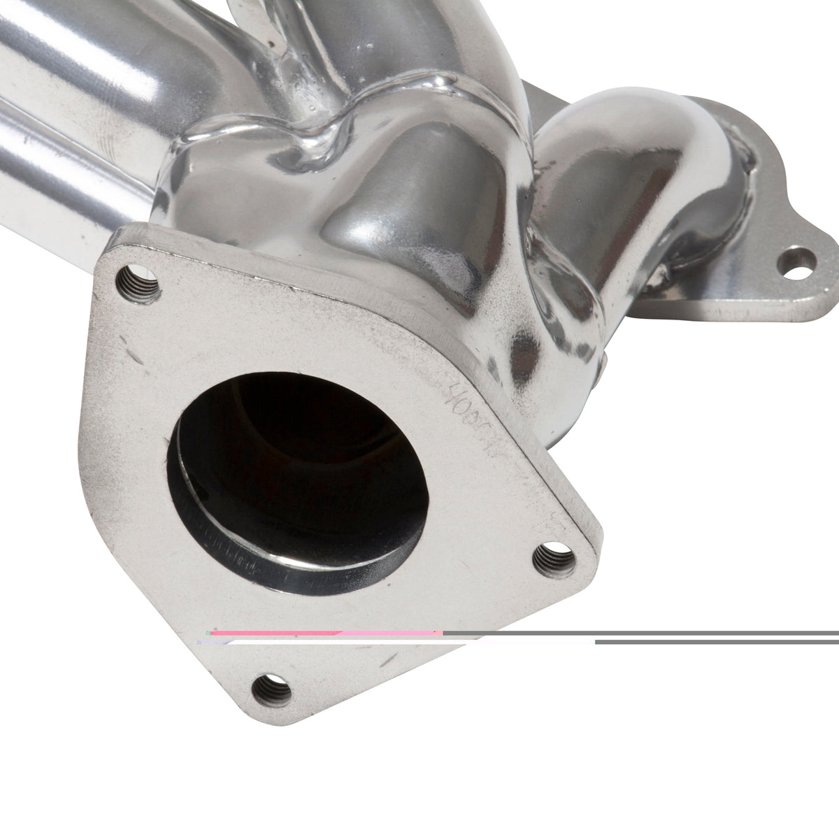 BBK Performance Parts 40050 - 1999-2013 GM TRUCK/SUV 4.8L/5.3L 1-3/4 SHORTY HEADERS (POLISHED SILVER CERAMIC) 5