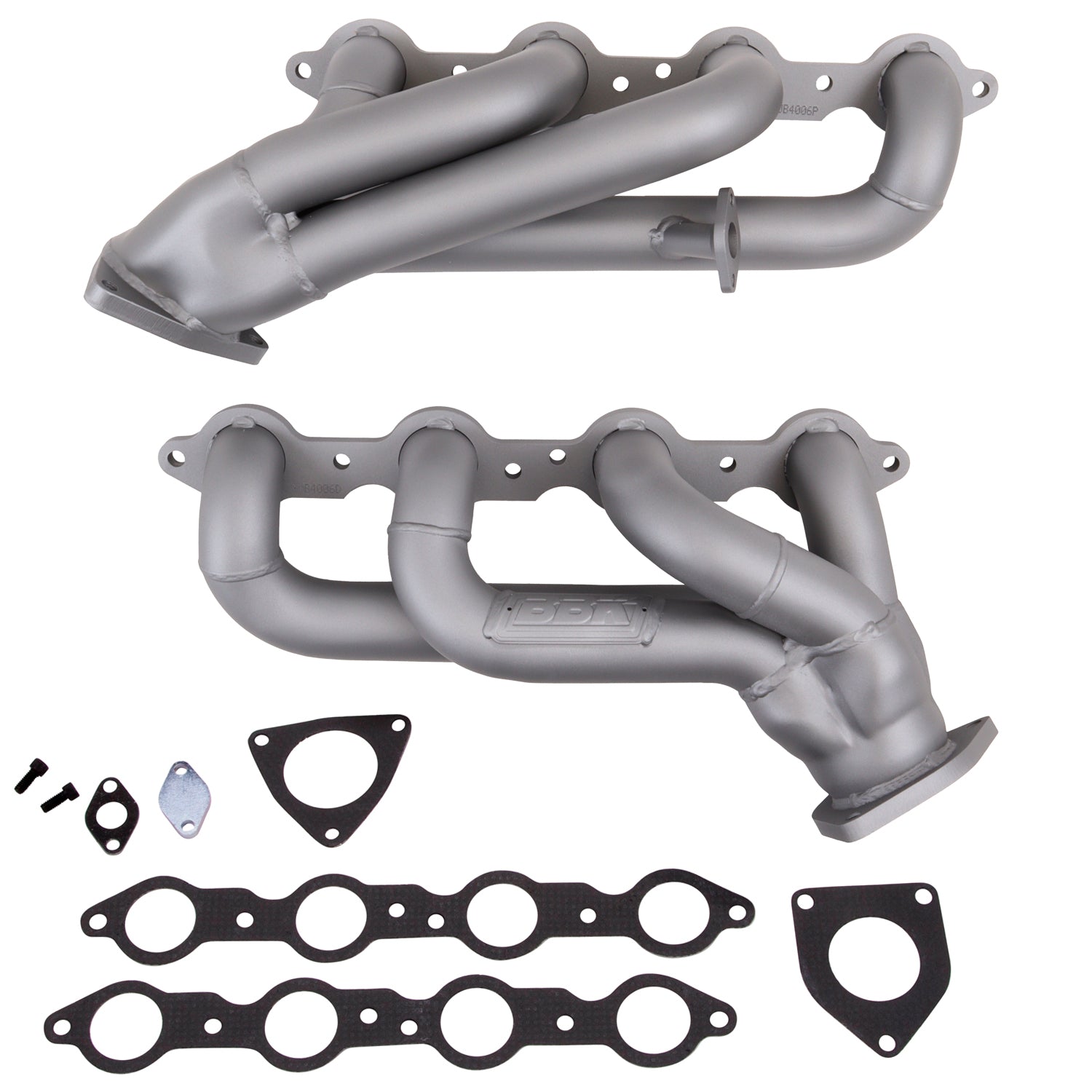 BBK Performance Parts 4006 - 1999-2013 GM TRUCK/SUV 6.0L 1-3/4 SHORTY HEADERS (TITANIUM CERAMIC) 1
