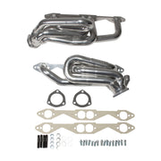 BBK Performance Parts 40070 - 1996-99 CHEVY TRUCK SUV 5.0L 5.7L 1-5/8 SHORTY HEADERS (POLISHED SILVER CERAMIC) 1