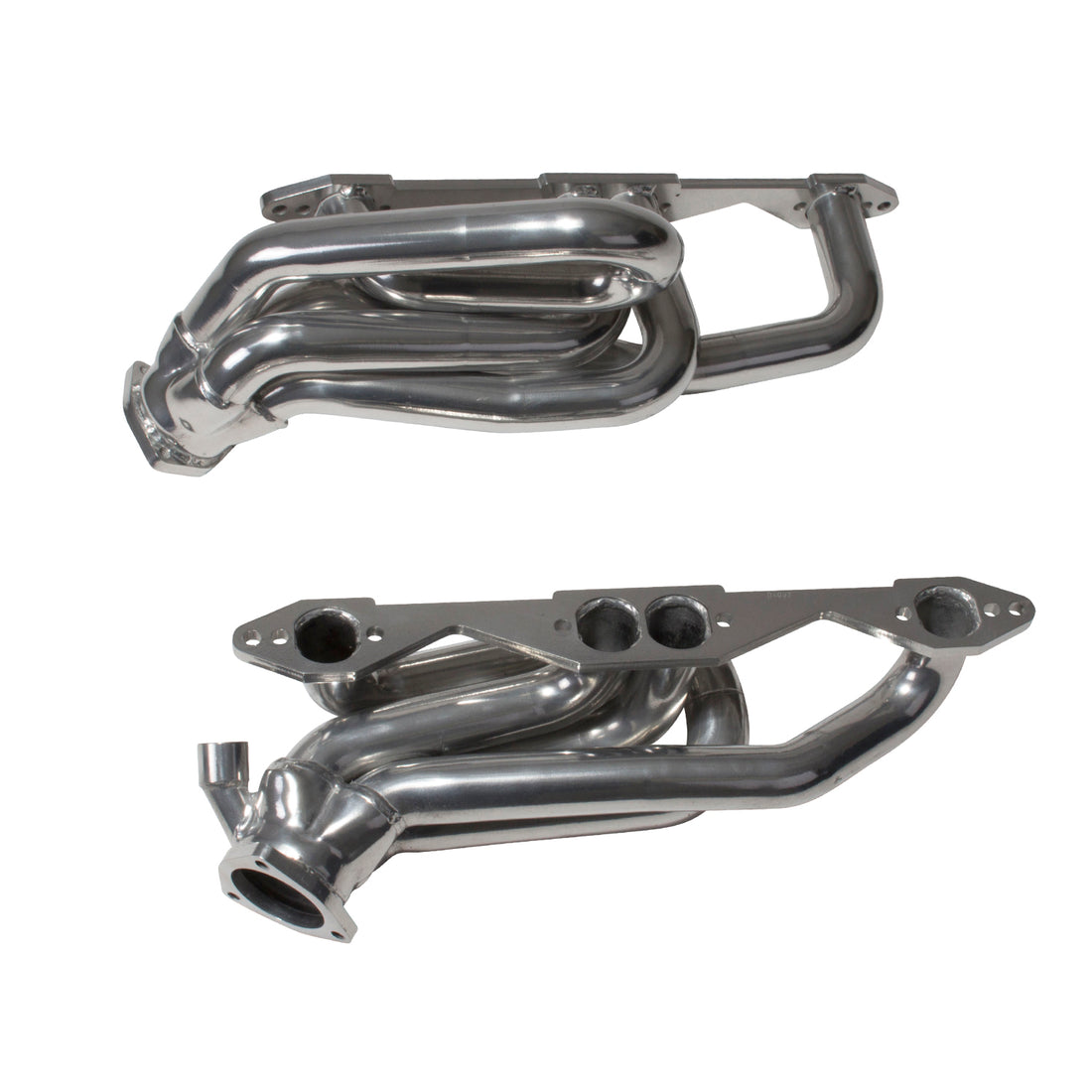 BBK Performance Parts 40070 - 1996-99 CHEVY TRUCK SUV 5.0L 5.7L 1-5/8 SHORTY HEADERS (POLISHED SILVER CERAMIC) 2