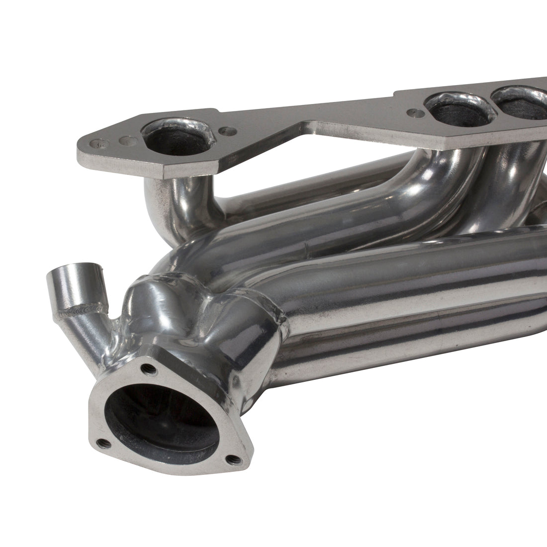 BBK Performance Parts 40070 - 1996-99 CHEVY TRUCK SUV 5.0L 5.7L 1-5/8 SHORTY HEADERS (POLISHED SILVER CERAMIC) 5
