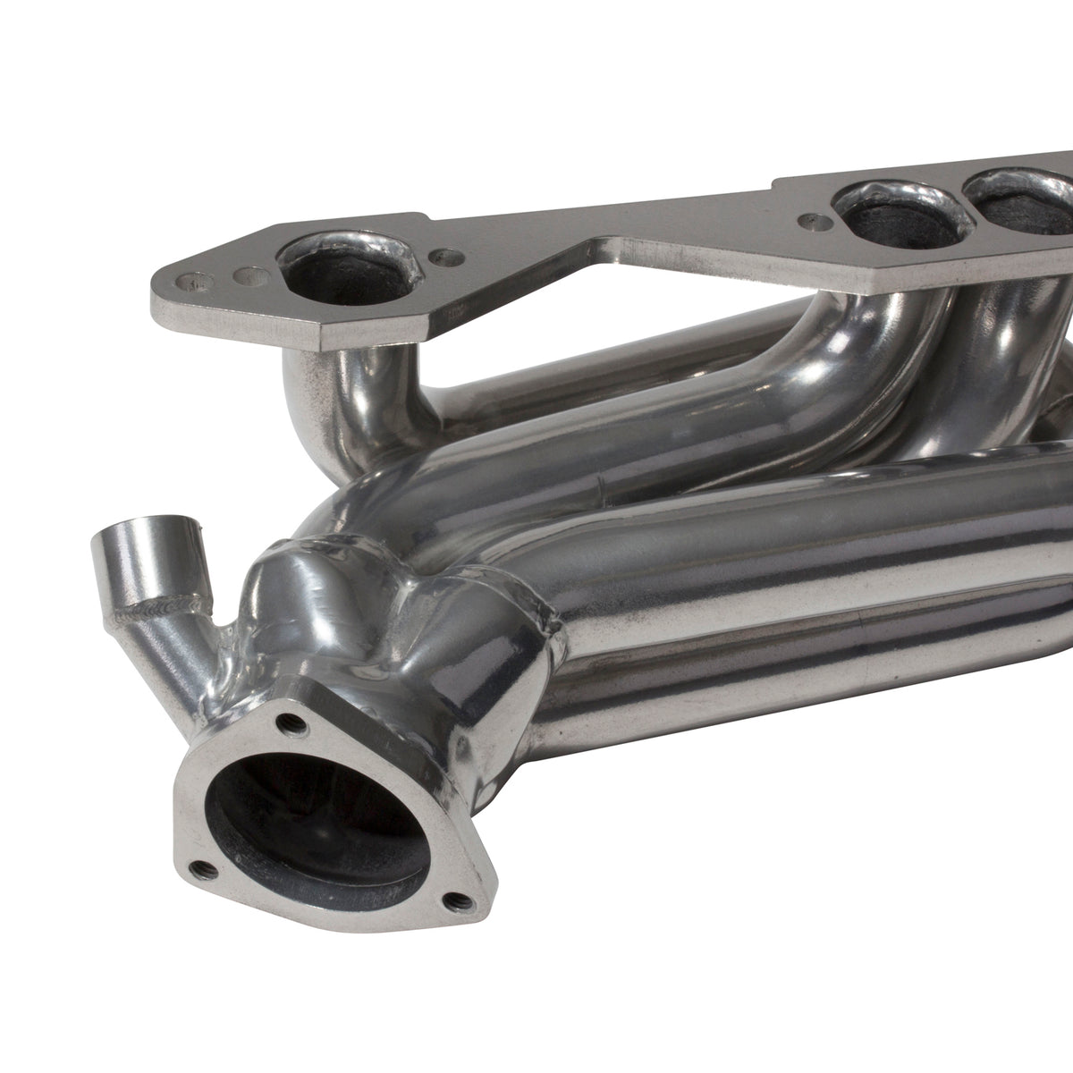 BBK Performance Parts 40070 - 1996-99 CHEVY TRUCK SUV 5.0L 5.7L 1-5/8 SHORTY HEADERS (POLISHED SILVER CERAMIC) 5