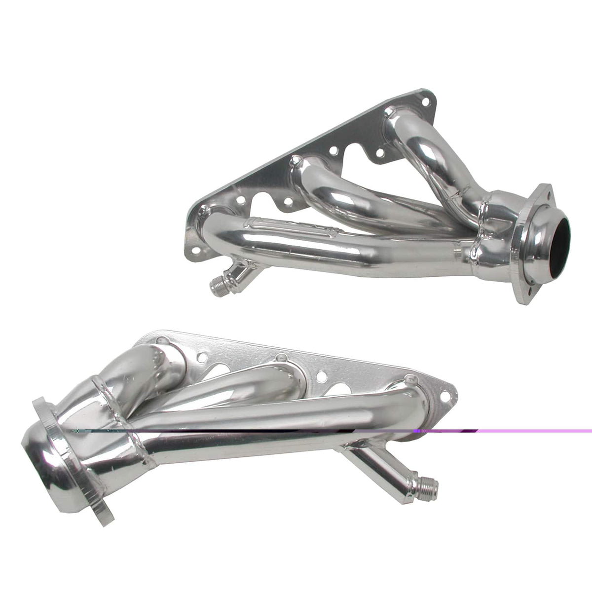 BBK Performance Parts NA BBK Performance Parts 40080 - 1999-2004 MUSTANG 3.8L V6 1-5/8 SHORTY HEADERS (POLISHED SILVER CERAMIC)