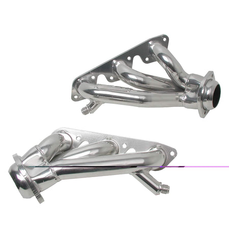 BBK Performance Parts NA BBK Performance Parts 40080 - 1999-2004 MUSTANG 3.8L V6 1-5/8 SHORTY HEADERS (POLISHED SILVER CERAMIC)