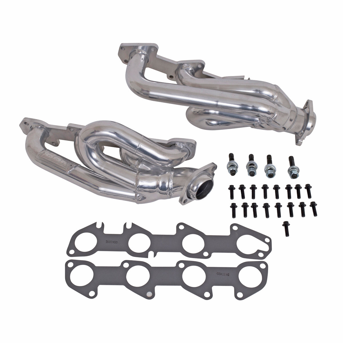 BBK Performance Parts 40090 - 2003-2008 DODGE RAM 1500 5.7L 1-3/4 SHORTY HEADERS (POLISHED SILVER CERAMIC) 3