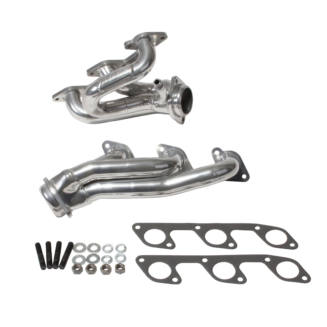 BBK Performance Parts 40100 - 2005-2010 MUSTANG 4.0L-V6 1-5/8 SHORTY EXHAUST HEADERS (POLISHED SILVER CERAMIC) 1