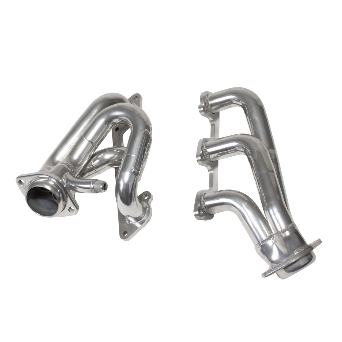BBK Performance Parts 40100 - 2005-2010 MUSTANG 4.0L-V6 1-5/8 SHORTY EXHAUST HEADERS (POLISHED SILVER CERAMIC) 2
