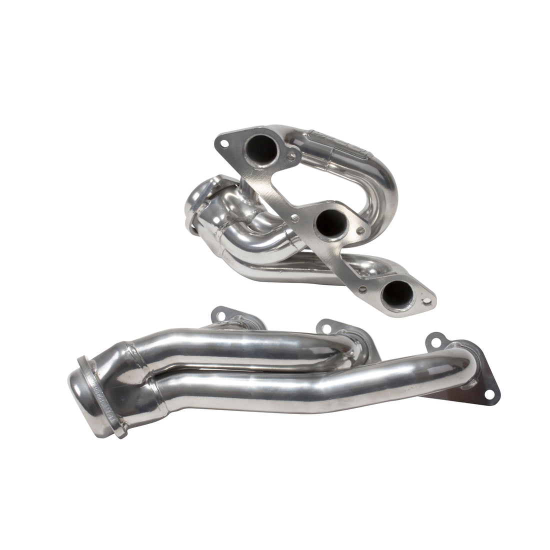 BBK Performance Parts 40100 - 2005-2010 MUSTANG 4.0L-V6 1-5/8 SHORTY EXHAUST HEADERS (POLISHED SILVER CERAMIC) 3