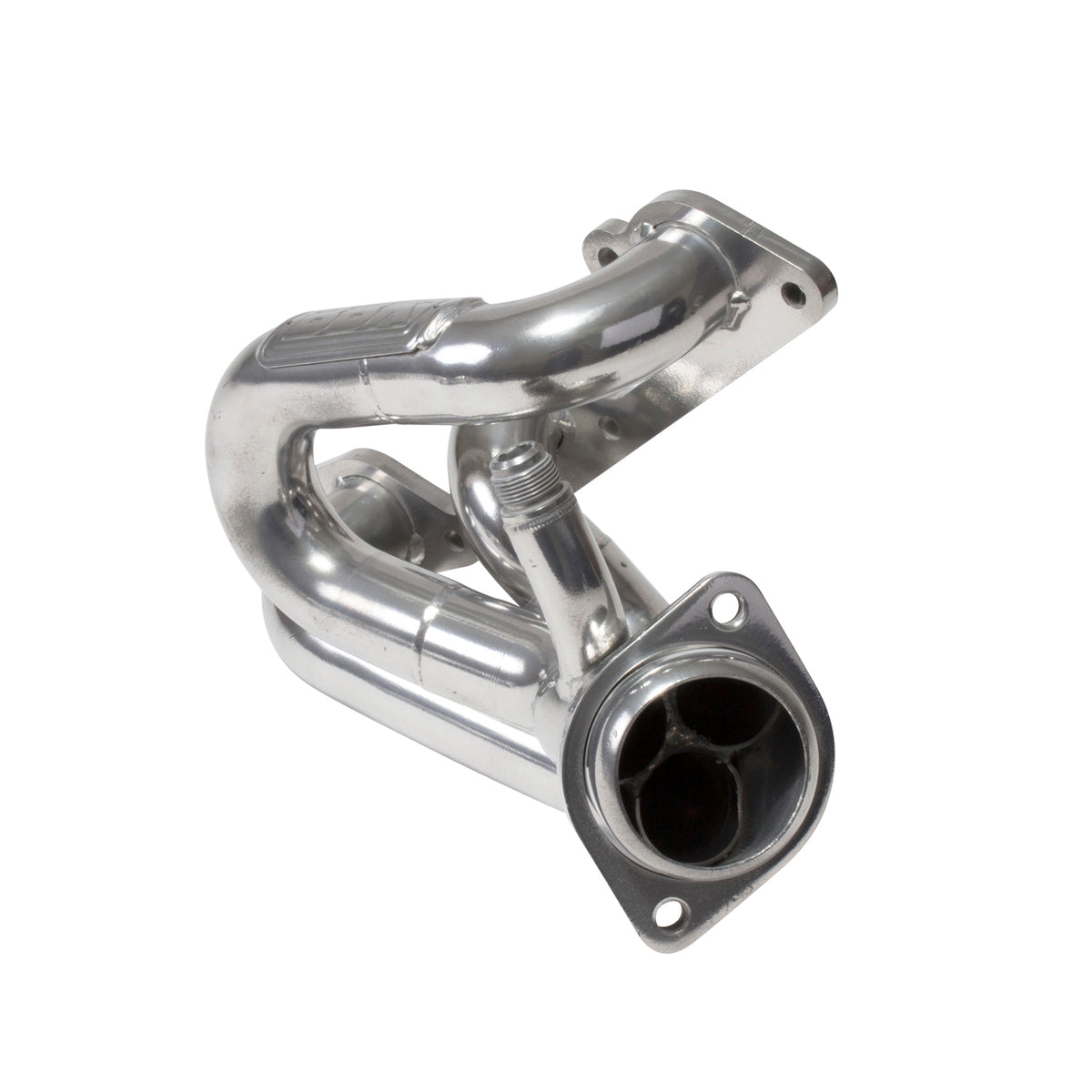 BBK Performance Parts 40100 - 2005-2010 MUSTANG 4.0L-V6 1-5/8 SHORTY EXHAUST HEADERS (POLISHED SILVER CERAMIC) 4