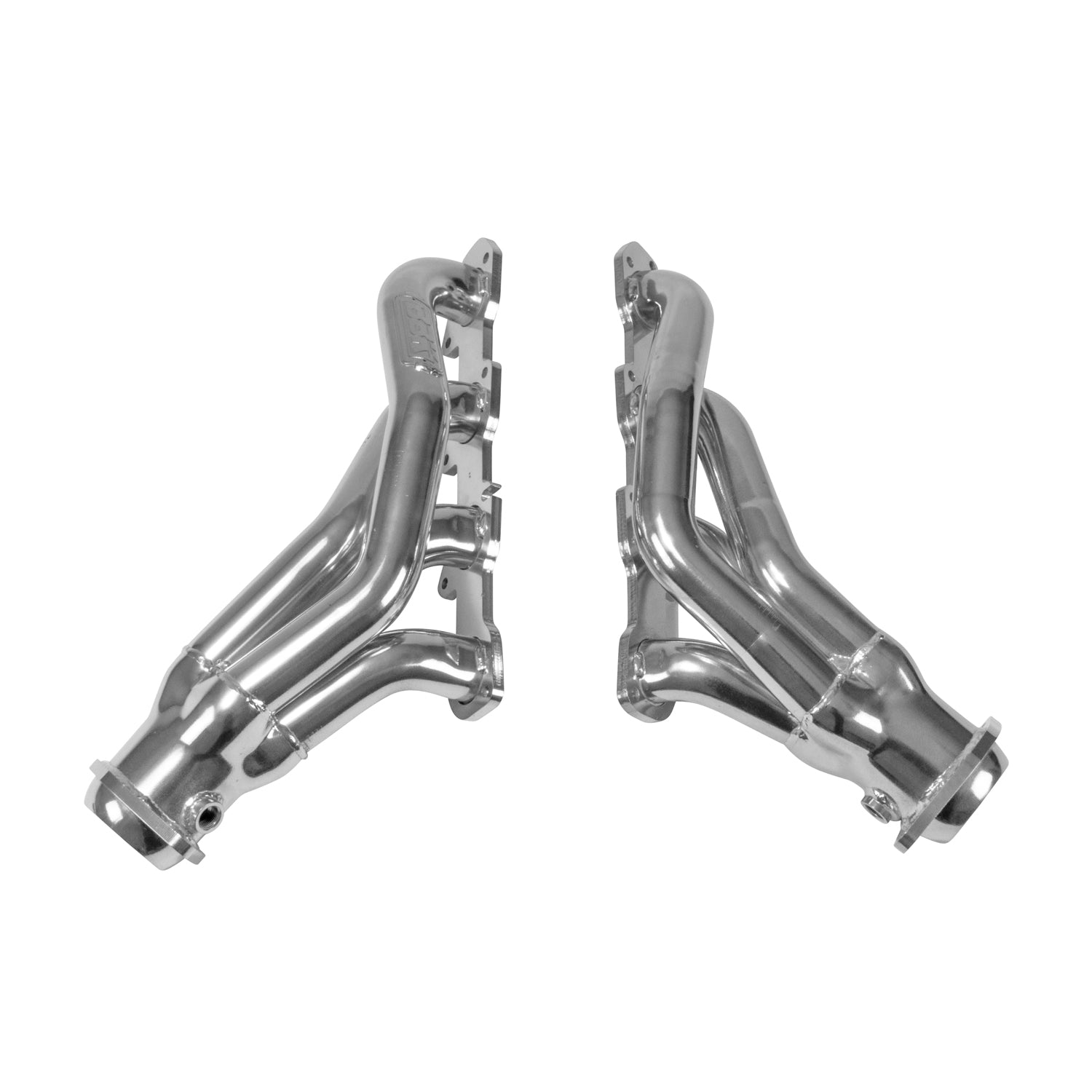BBK Performance Parts 40130 - 2006-10 DODGE CHALL, CHARGER 6.1L 1-7/8 SHORTY HEADERS (POLISHED SILVER CERAMIC) 3