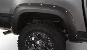 Bushwacker 40138-02 - Black Pocket/Rivet Style Smooth Finish Rear Fender Flares For 2015-2022 Chevrolet Colorado W/61.7 Inch Bed Bushwacker 1
