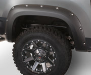 Bushwacker 40138-02 - Black Pocket/Rivet Style Smooth Finish Rear Fender Flares For 2015-2022 Chevrolet Colorado W/61.7 Inch Bed Bushwacker 2