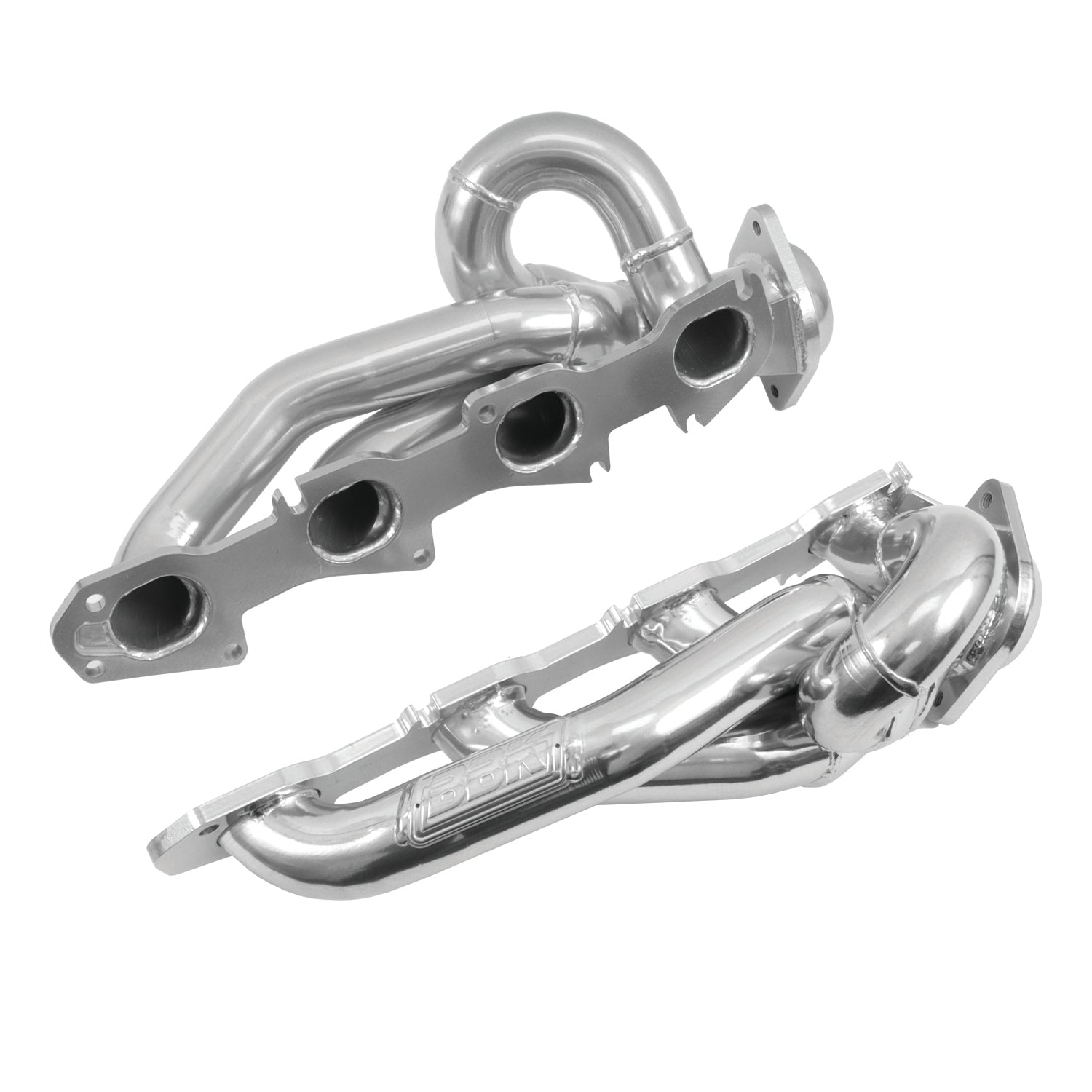 BBK Performance Parts 40140 - 2009-2018 DODGE RAM TRUCK 5.7L 1-3/4 SHORTY HEADERS (POLISHED SILVER CERAMIC) 3