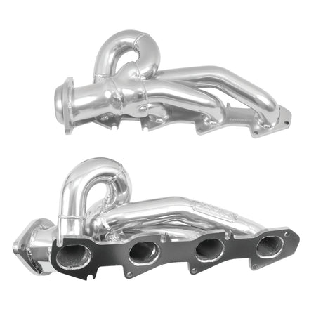 BBK Performance Parts 40140 - 2009-2018 DODGE RAM TRUCK 5.7L 1-3/4 SHORTY HEADERS (POLISHED SILVER CERAMIC) 2