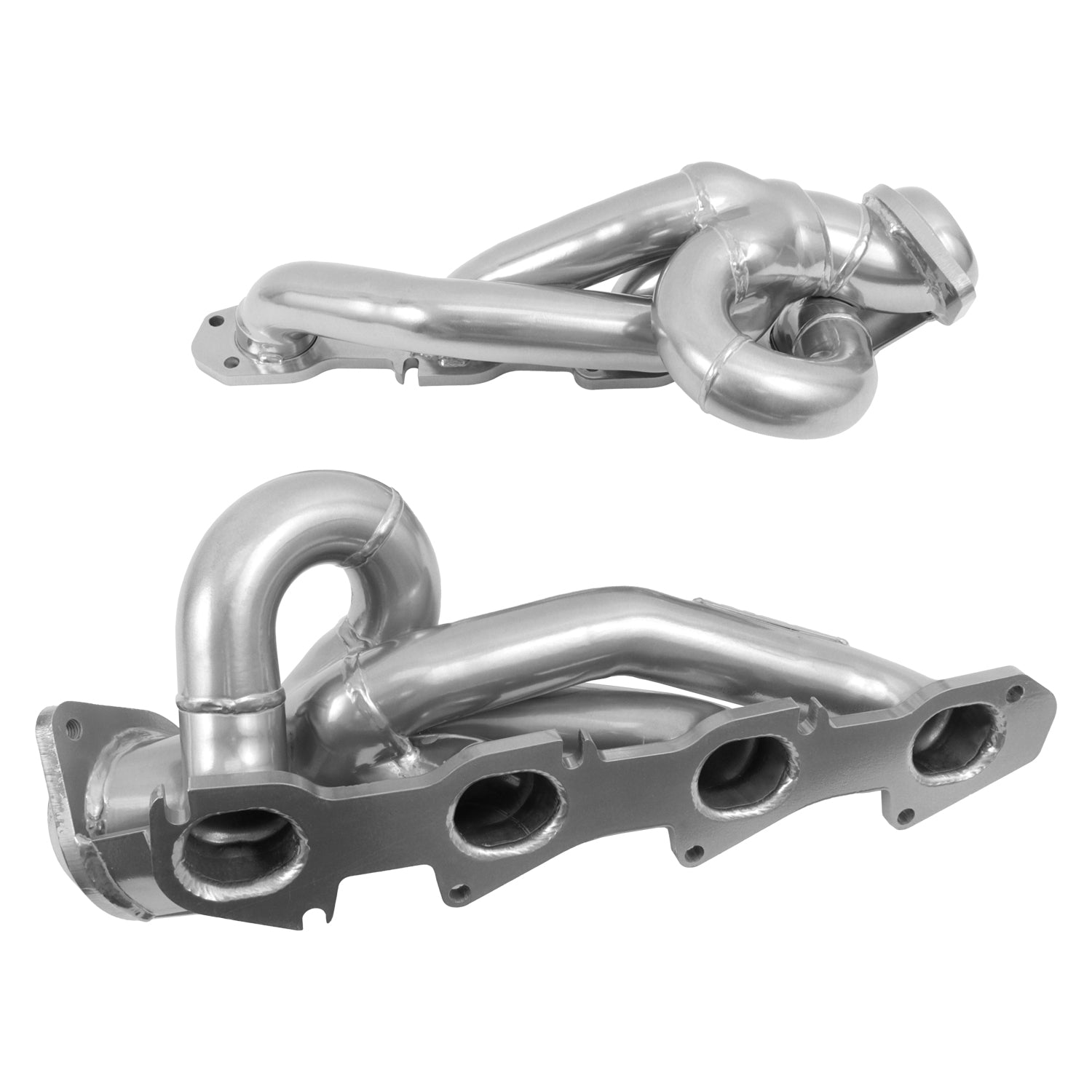BBK Performance Parts 40150 - 2019-2024 DODGE RAM TRUCK 5.7L 1-3/4 SHORTY HEADERS (POLISHED SILVER CERAMIC) 4