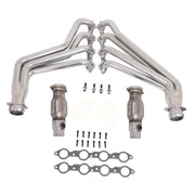 BBK Performance Parts 40210 - 2010-15 CAMARO 6.2 SS 1-3/4 LONG TUBE HEADERS W/CATS (POLISHED SILVER CERAMIC) 1