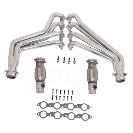 BBK Performance Parts 40210 - 2010-15 CAMARO 6.2 SS 1-3/4 LONG TUBE HEADERS W/CATS (POLISHED SILVER CERAMIC) 1