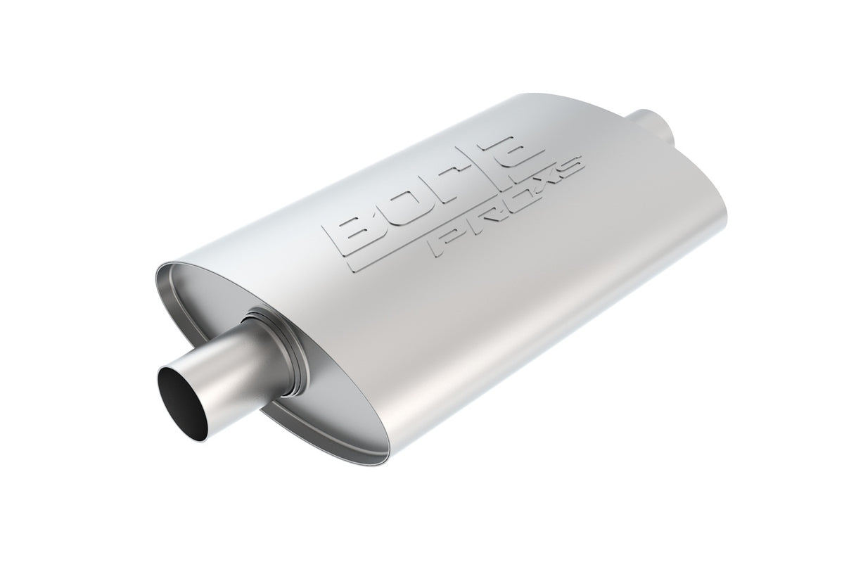 ProXS Muffler 2.25in Center Inlet/ 2.25in Center Outlet 4in X 9.5in Oval X 14in Long Body