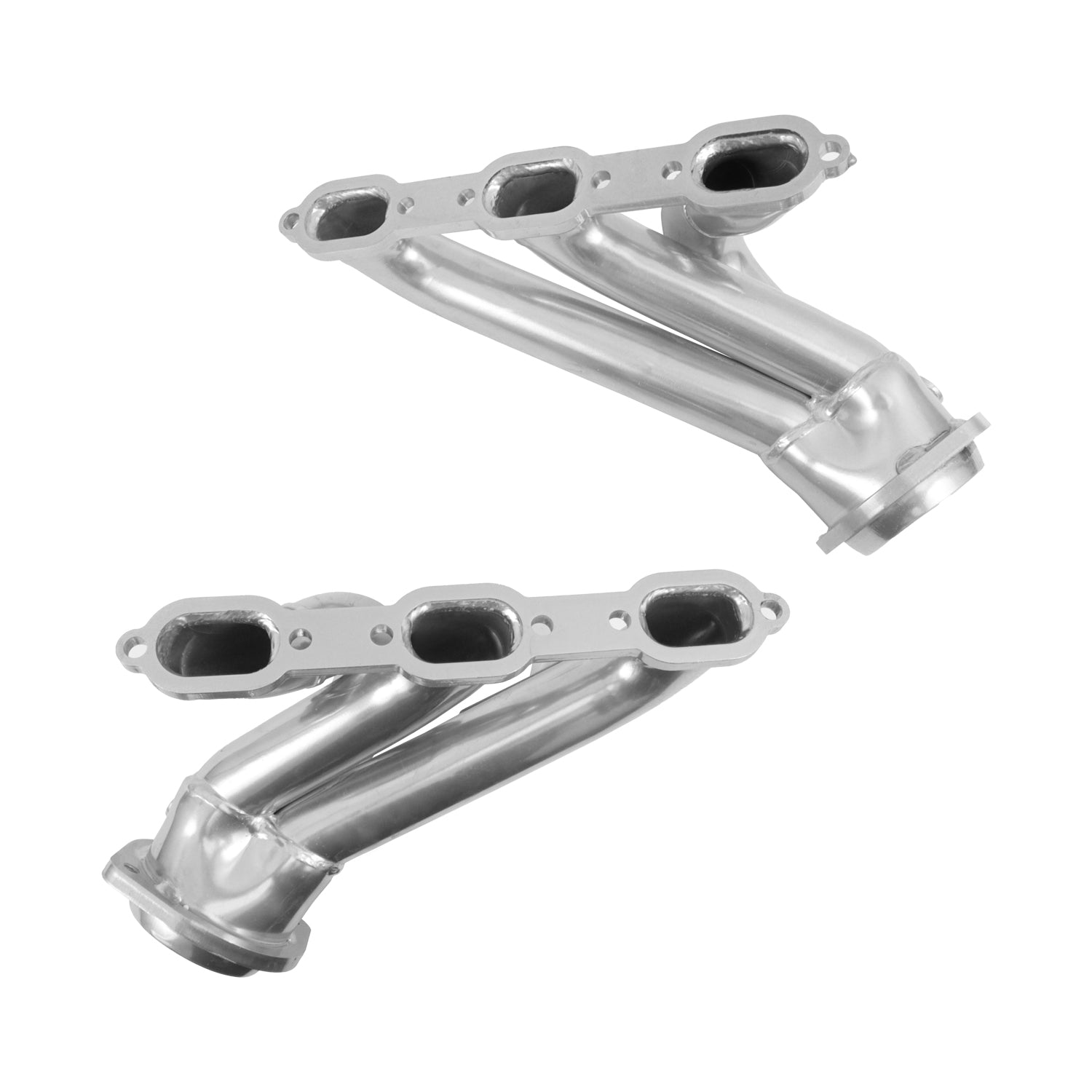 BBK Performance Parts 40400 - 2006-10 CHARGER CHALLENGER 3.5L SHORTY EXHAUST HEADERS (POLISHED SILVER CERAMIC) 3