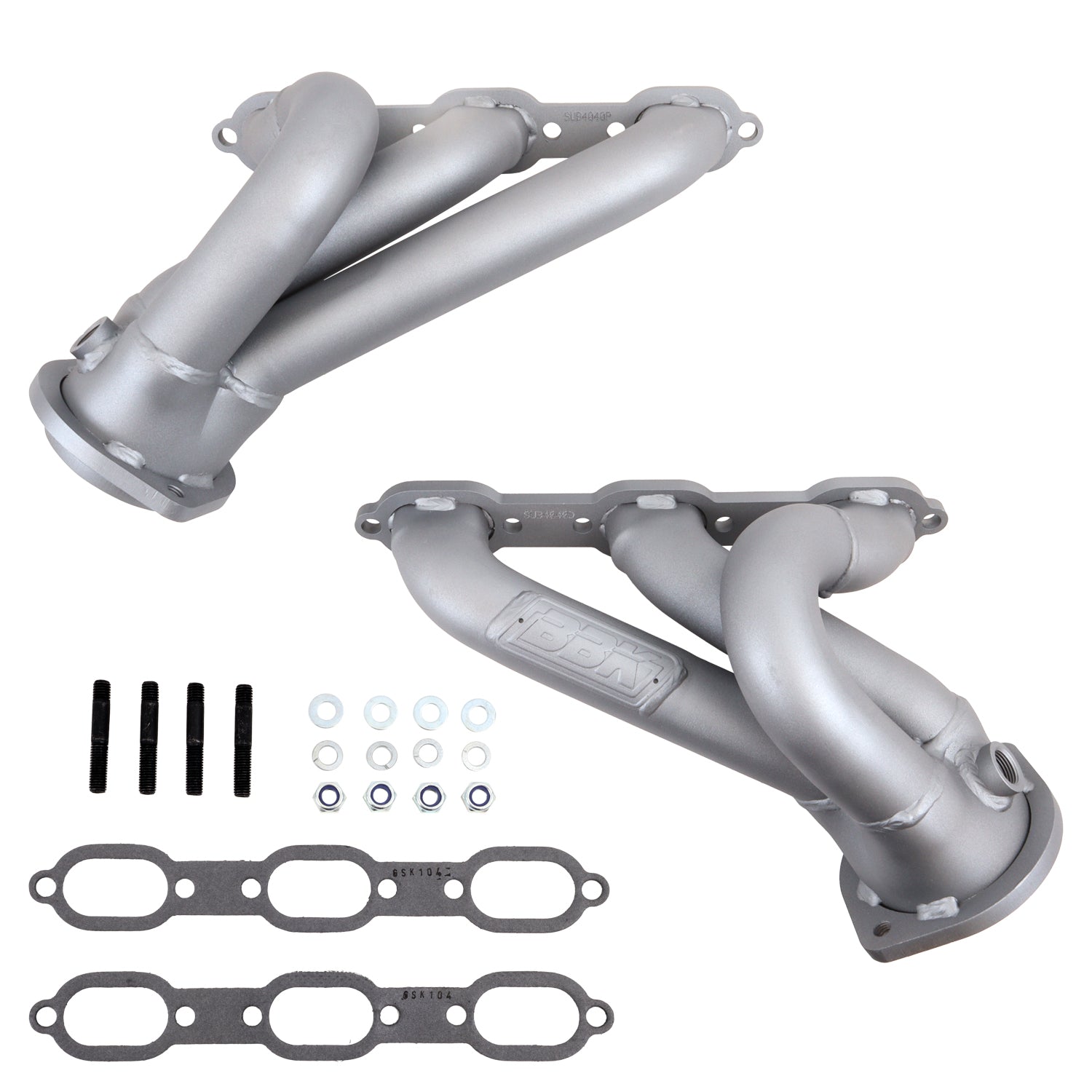 BBK Performance Parts 4040 - 2006-10 CHARGER CHALLENGER 300 3.5L 1 3/4 SHORTY HEADERS (TITANIUM CERAMIC) 2