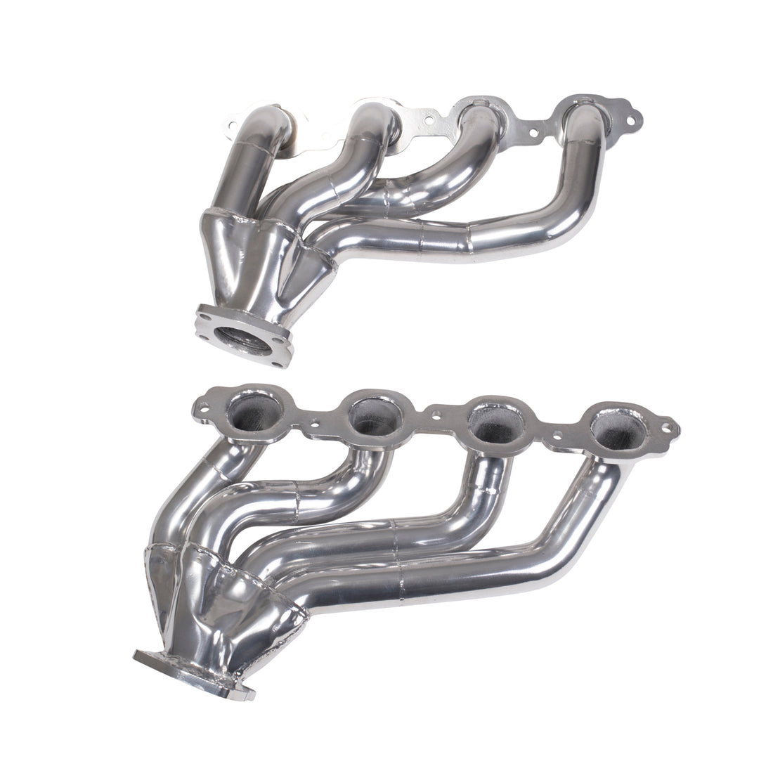 BBK Performance Parts 40430 - 2016-2024 CAMARO 6.2L SS 1-3/4" SHORTY EXHAUST HEADERS (POLISHED SILVER CERAMIC) 5