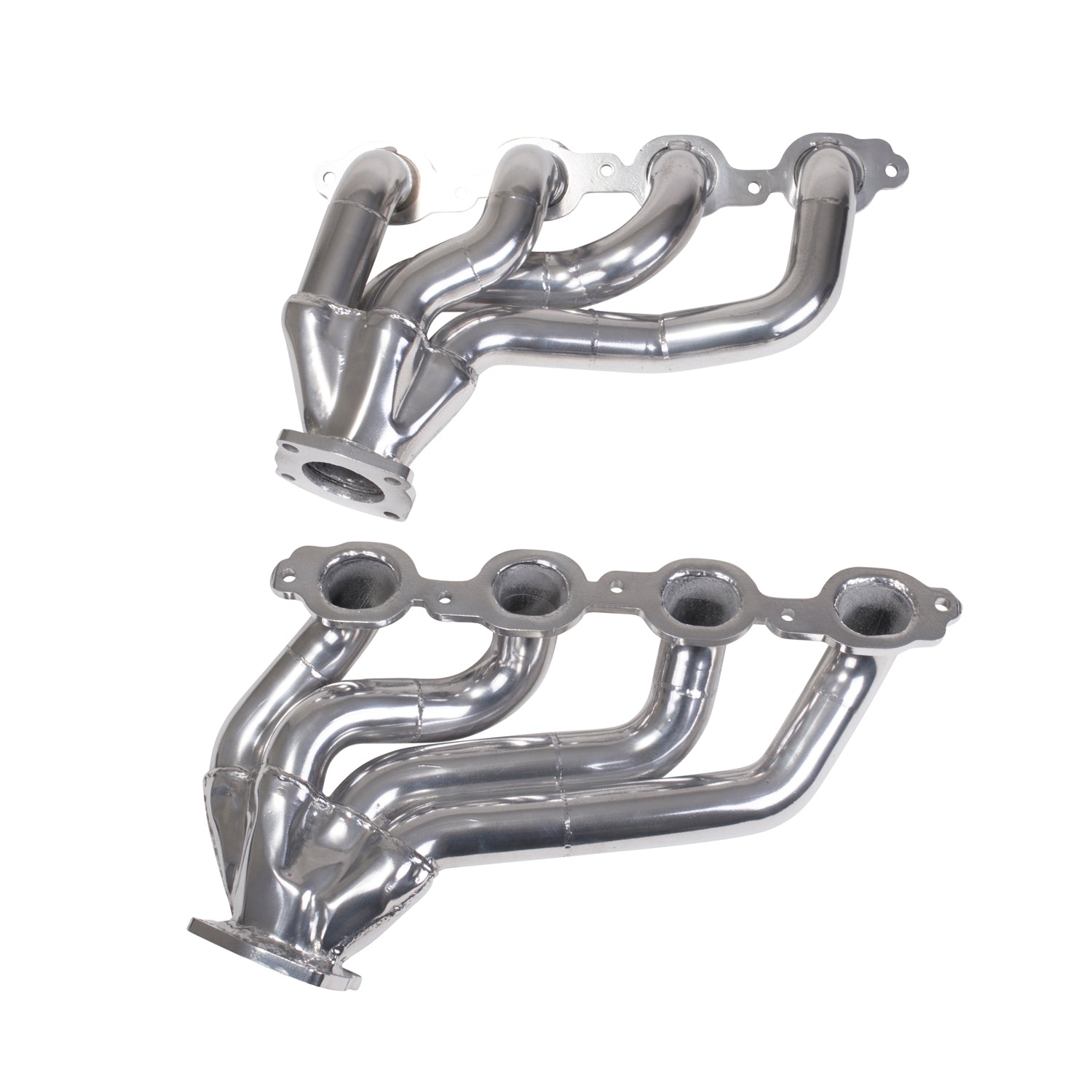 BBK Performance Parts 40430 - 2016-2024 CAMARO 6.2L SS 1-3/4" SHORTY EXHAUST HEADERS (POLISHED SILVER CERAMIC) 5