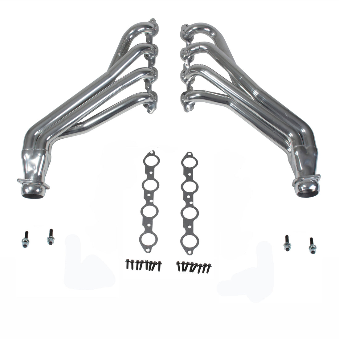 BBK Performance Parts 40440 - 2016-2024 CAMARO SS 6.2 LT1 1-7/8 LONG TUBE HEADERS (POLISHED SILVER CERAMIC) 1