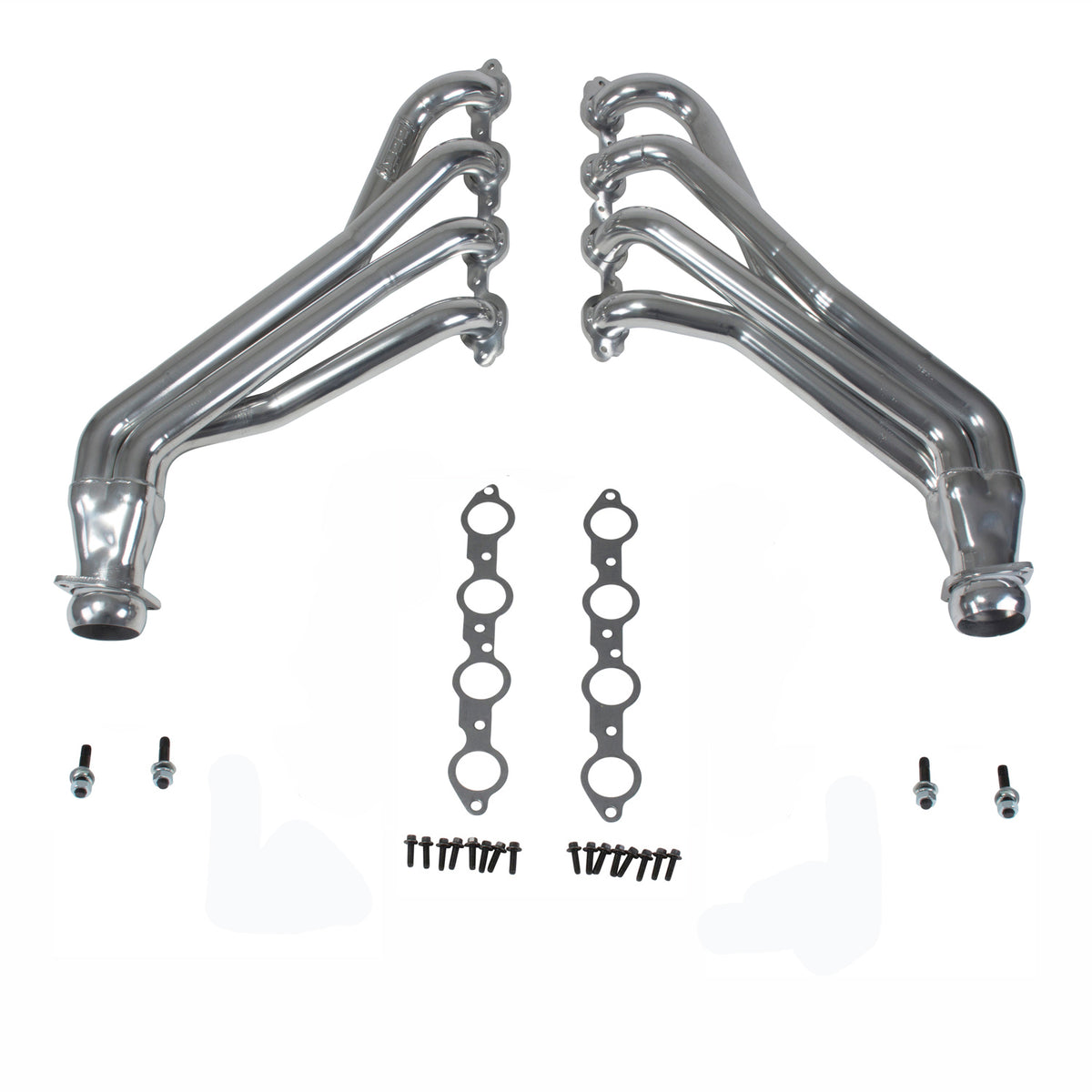 BBK Performance Parts 40440 - 2016-2024 CAMARO SS 6.2 LT1 1-7/8 LONG TUBE HEADERS (POLISHED SILVER CERAMIC) 1