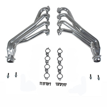 BBK Performance Parts 40440 - 2016-2024 CAMARO SS 6.2 LT1 1-7/8 LONG TUBE HEADERS (POLISHED SILVER CERAMIC) 1