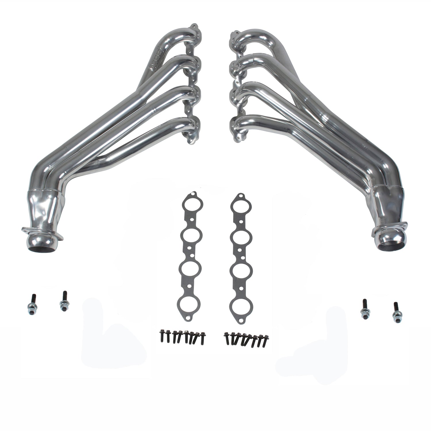 BBK Performance Parts 40440 - 2016-2024 CAMARO SS 6.2 LT1 1-7/8 LONG TUBE HEADERS (POLISHED SILVER CERAMIC) 1