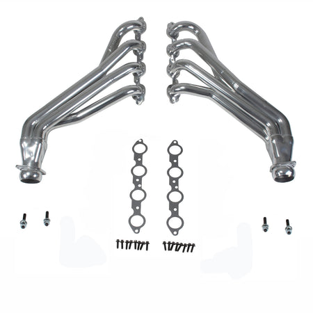 BBK Performance Parts 40440 - 2016-2024 CAMARO SS 6.2 LT1 1-7/8 LONG TUBE HEADERS (POLISHED SILVER CERAMIC) 1