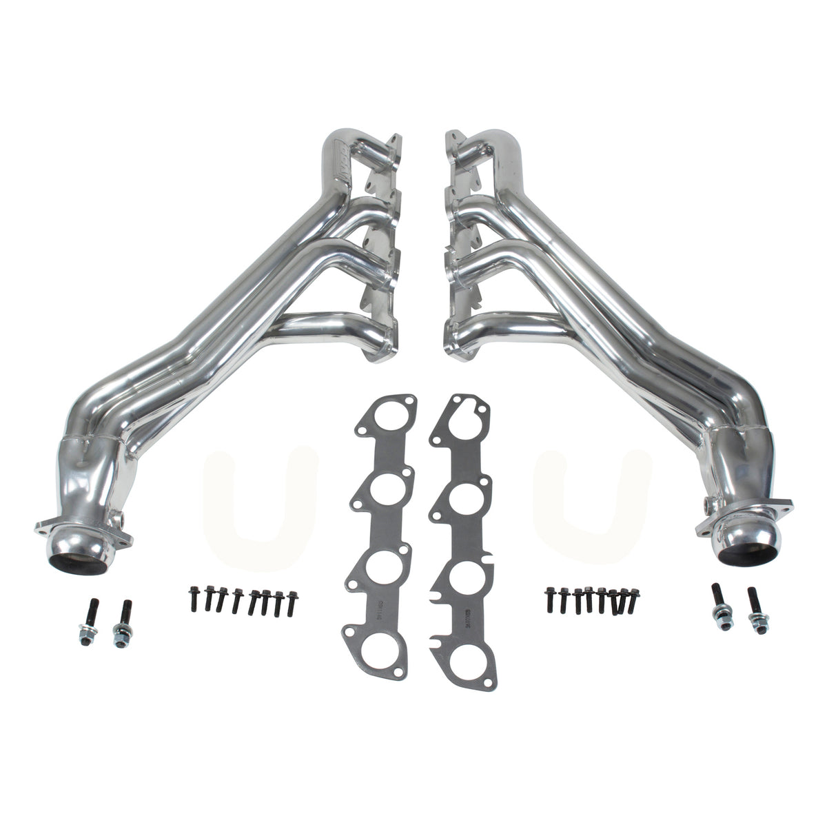 BBK Performance Parts 40460 - 2009-24 DODGE CHALL CHARGER 5.7 1-3/4" LONG TUBE HEADERS POLISHED SILVER CERAMIC 1