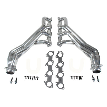 BBK Performance Parts 40460 - 2009-24 DODGE CHALL CHARGER 5.7 1-3/4" LONG TUBE HEADERS POLISHED SILVER CERAMIC 1