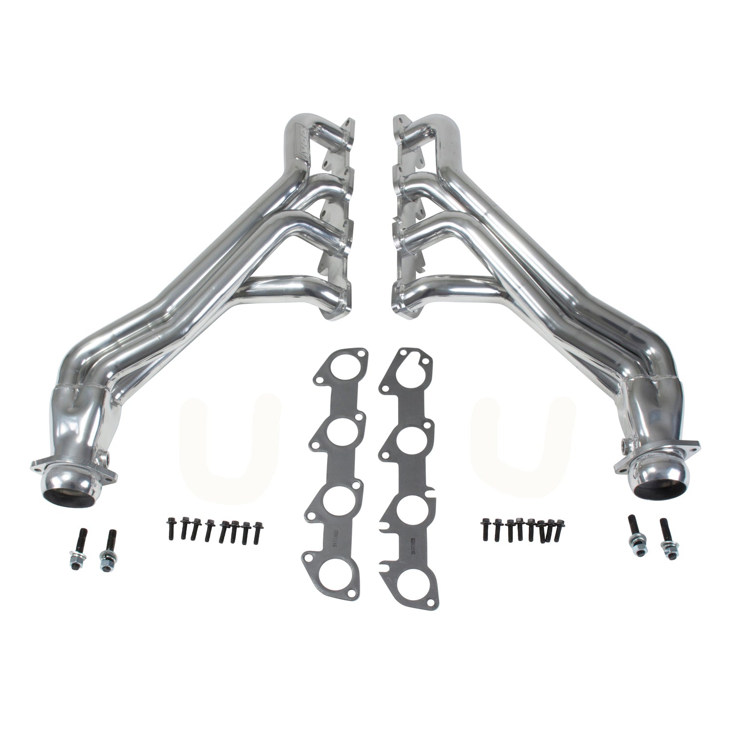 BBK Performance Parts 40460 - 2009-24 DODGE CHALL CHARGER 5.7 1-3/4" LONG TUBE HEADERS POLISHED SILVER CERAMIC 1