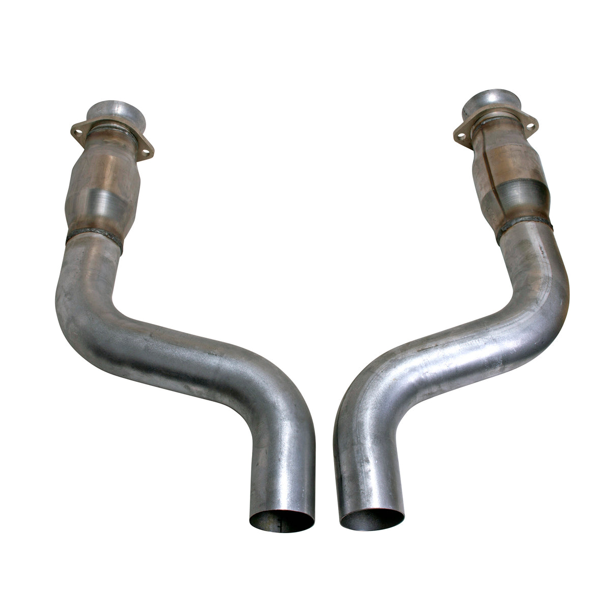 BBK Performance Parts 40461 - 2009-2024 DODGE CHALLENGER, CHARGER 5.7L HEMI 3" SHORT Mid Pipes W/Converters 1