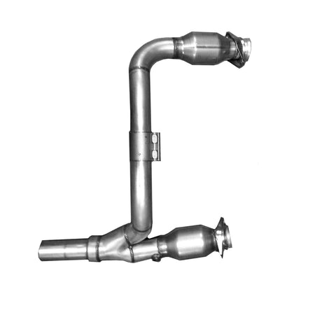 BBK Performance Parts 40500 - 2007-11 JEEP WRANGLER 3.8 1-5/8 LONG TUBE HEADERS W/CATS Y PIPE (SILVER CERAMIC) 2