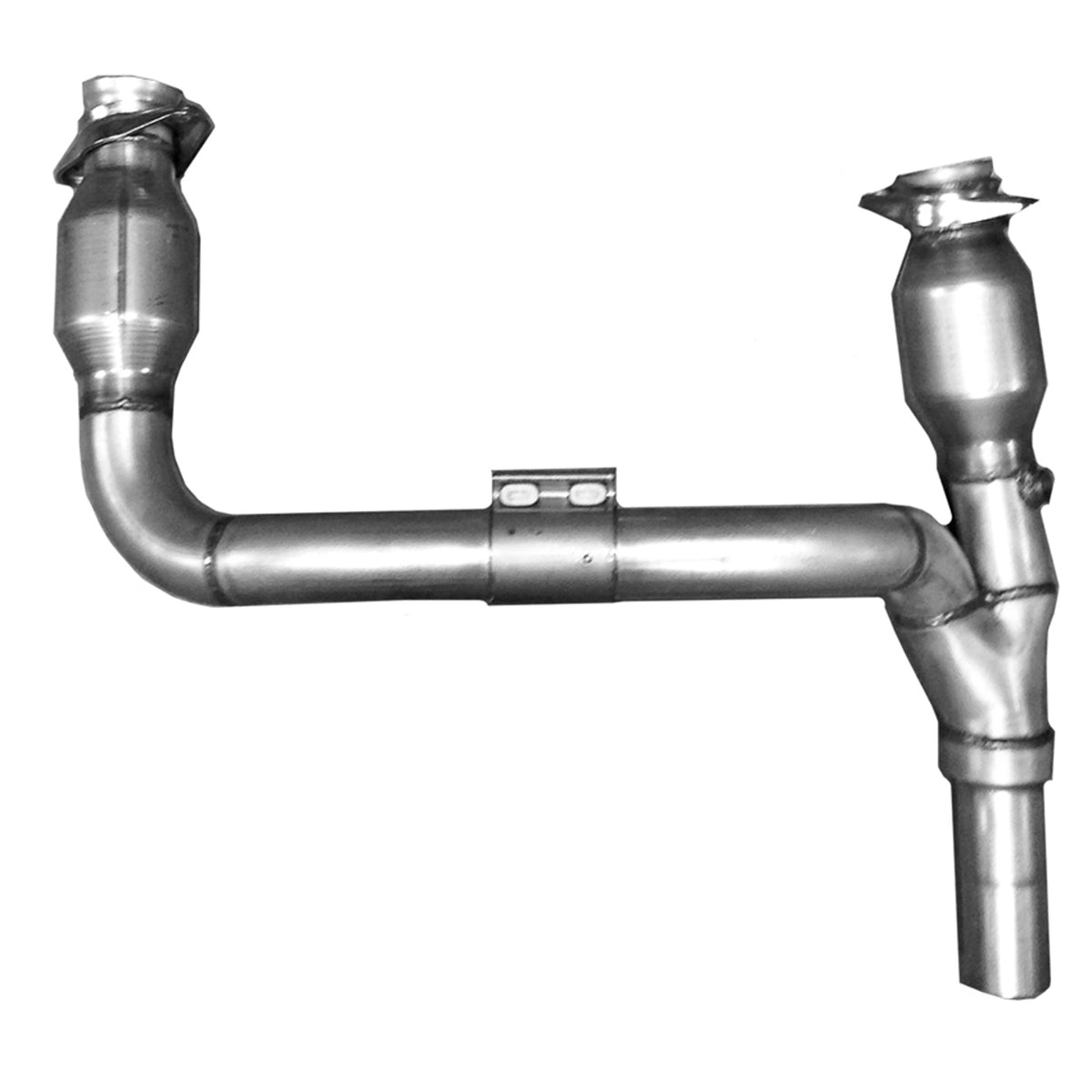 BBK Performance Parts 4050 - 2007-2011 JEEP WRANGLER 3.8L 1-5/8 LONG TUBE HEADERS W/CATS Y PIPE (TITANIUM ) 2