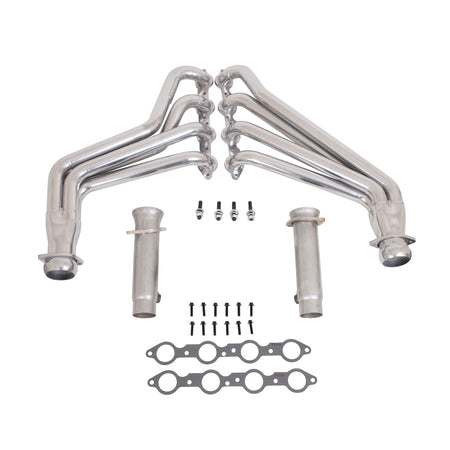 BBK Performance Parts 40540 - 10-15 CAMARO LS3/L99 1-7/8 LONG TUBE HEADERS W/CATS (POLISHED SILVER CERAMIC) 1