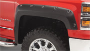 Bushwacker Body Bushwacker 40948-02 - Black Pocket/Rivet Style Smooth Finish 4-Piece Fender Flare Set For 2003-2006 Chevrolet Avalanche W/O Body Cladding Bushwacker