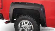 Bushwacker 40957-02 - Black Pocket/Rivet Style Smooth Finish 4-Piece Fender Flare Set For 2019 Chevrolet Silverado 1500 Ld, 2014-2018 Silverado 1500, 2015-2019 Silverado 2500 Hd/3500 Hd Fits 78.8/97.8 Inch Bed Bushwacker 3