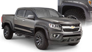 Bushwacker Body Bushwacker 40970-02 - Black Pocket/Rivet Style Smooth Finish 4-Piece Fender Flare Set For 2015-2021 Chevrolet Colorado W/74 Inch Bed Bushwacker