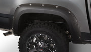 Bushwacker Body Bushwacker 40970-02 - Black Pocket/Rivet Style Smooth Finish 4-Piece Fender Flare Set For 2015-2021 Chevrolet Colorado W/74 Inch Bed Bushwacker