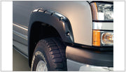 Bushwacker 40991-02 Black Pocket/Rivet Style Smooth Finish 4-Piece Fender Flare Set