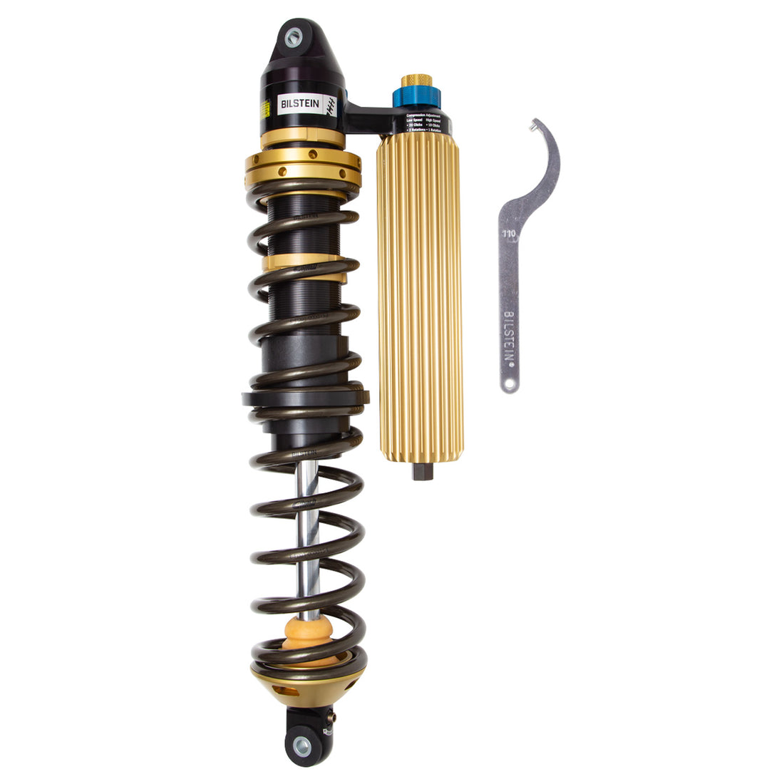 Bilstein 41-327883 - Suspension Shock Absorber and Coil Spring Assembly Front Left Monotube Polaris RZR Turbo S 2022-2021Powersports Bilstein 1