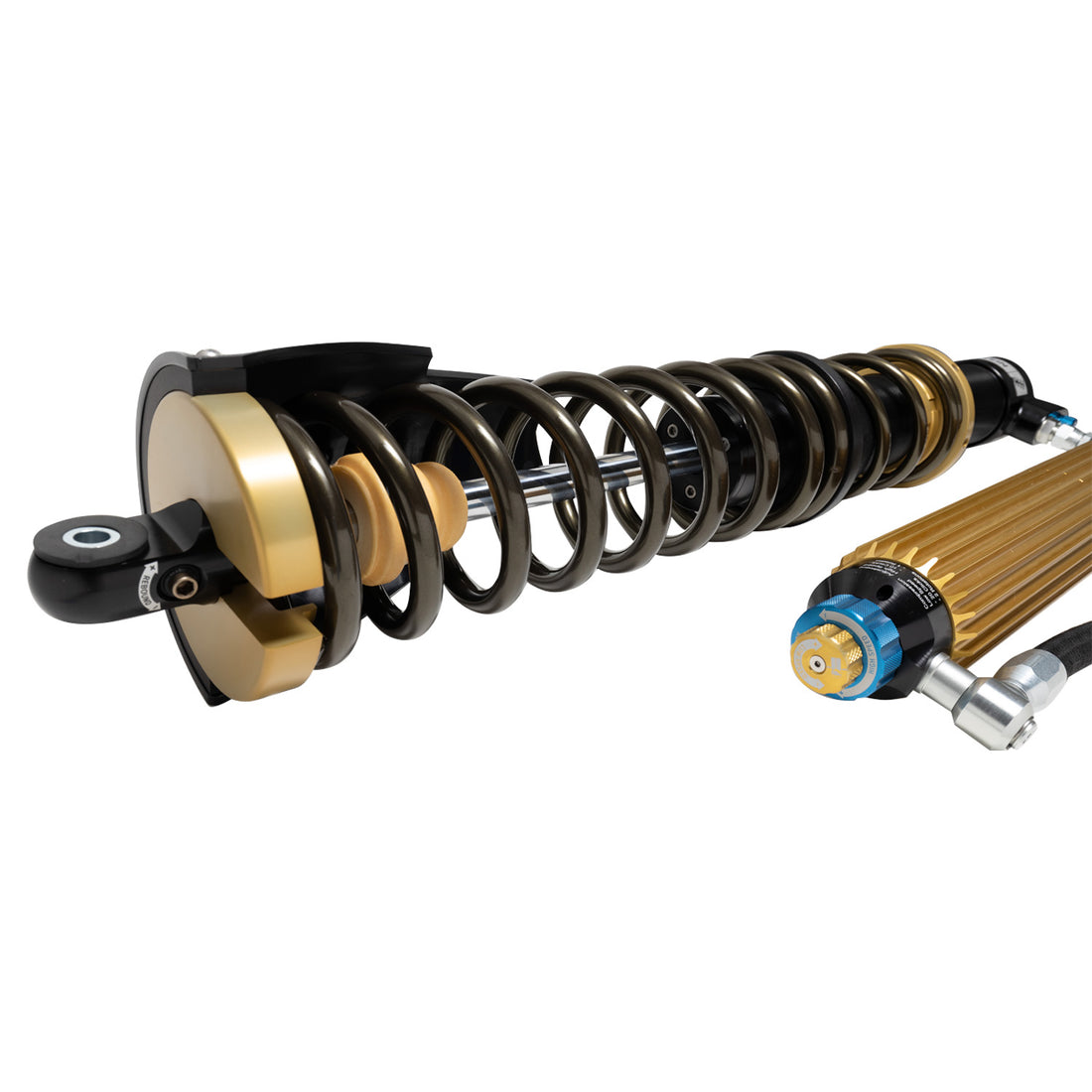 Bilstein 41-327890 - Suspension Shock Absorber and Coil Spring Assembly Rear Monotube Polaris RZR Turbo S 2022-2021 RZR Turbo S Lifted Lime LE 2021 RZR Turbo S Velocity 2022-2021 RZR XP Turbo S 2020-2018 RZR XP Turbo S Velocity 2020 Black Hawk Powerspo... 2